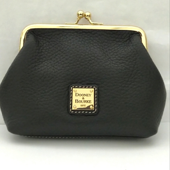 Dooney & Bourke Handbags - !SOLD! Dooney Black Leather Frame Wallet
